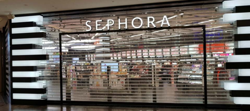 Rideau transparent Maxivision pour Sephora