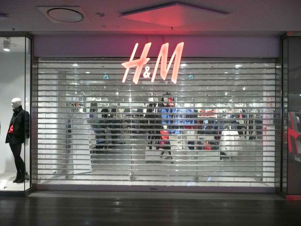 Rideau transparent anti-effraction chez H&M